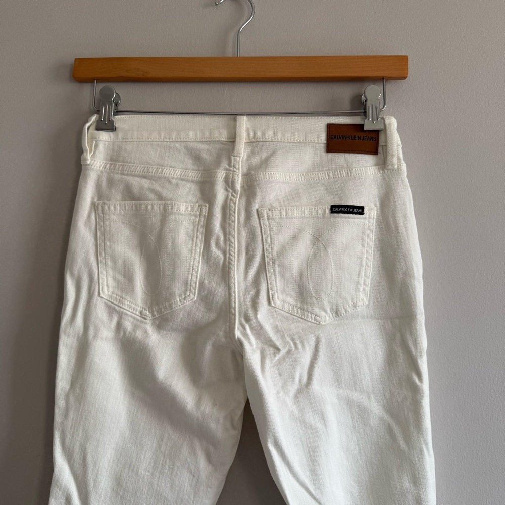 CALVIN KLEIN JEANS Mid-rise rise Skinny Regular Jeans Women Size 27 - Picture 10 of 15